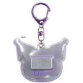 Japan Sanrio Reflector Keychain - Kuromi : Face - 2