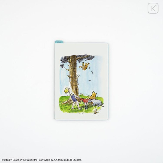 Japan Hobonichi Underlay for A6 Original - Winnie the Pooh in Blue Pants - 1