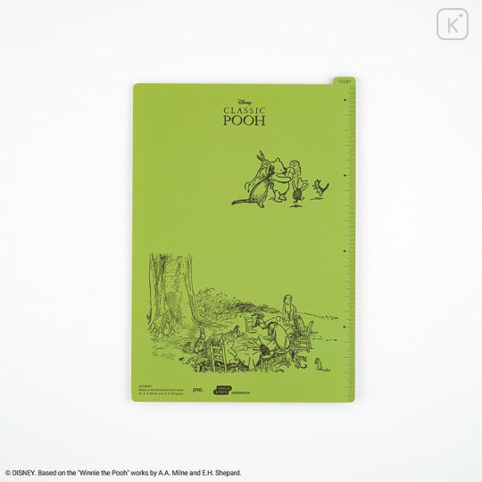 Japan Hobonichi Underlay for A5 Cousin - Winnie the Pooh : Green Door House - 2