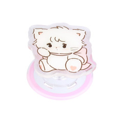 Japan Mikko Illustrations Pocopoco Smartphone Grip with MagSafe - Lil ala mode : Mousse