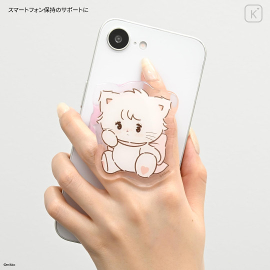 Japan Mikko Illustrations Pocopoco Smartphone Grip with MagSafe - Lil ala mode : Mousse - 5