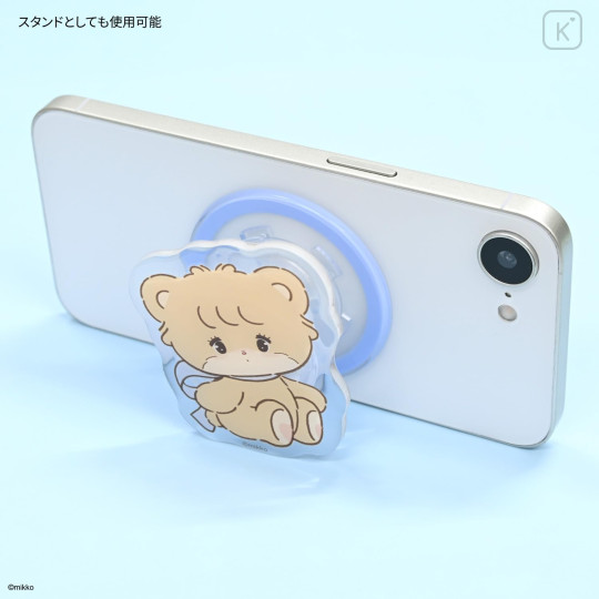 Japan Mikko Illustrations Pocopoco Smartphone Grip with MagSafe - Lil ala mode : Latte - 6