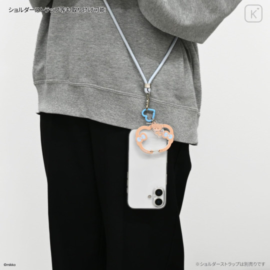 Japan Mikko Illustrations Multi Ring Plus with Carabiner - Lil ala mode : Latte - 5