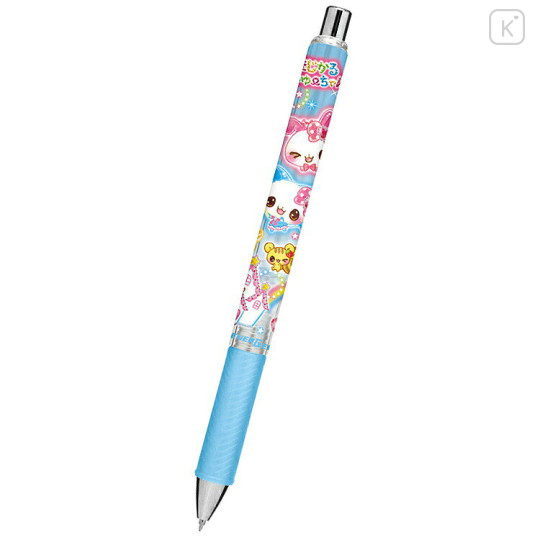 Japan Kamio EnerGel 0.4mm Gel Pen - Happy March : Heisei Retro Rabbit & Cat Rainbow - 1