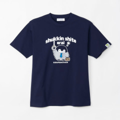 Japan Koupen-chan T-Shirt (L) - Koupenchan : Going to Work Navy