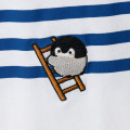 Japan Koupen-chan T-Shirt (M) - Koupenchan : Striped White - 5