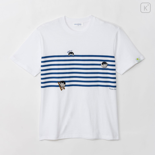 Japan Koupen-chan T-Shirt (L) - Koupenchan : Striped White - 1