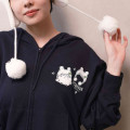 Japan Koupen-chan Zip Hoodie (L) - Koupenchan : Cotton Snow Pom Pom Navy - 8
