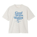 Japan Koupen-chan Big Silhouette T-Shirt (M) - Koupenchan : Good Will Happen Heather White - 1
