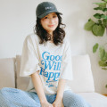 Japan Koupen-chan Big Silhouette T-Shirt (L) - Koupenchan : Good Will Happen Heather White - 2