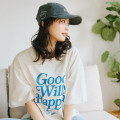Japan Koupen-chan Big Silhouette T-Shirt (L) - Koupenchan : Good Will Happen Heather White - 5