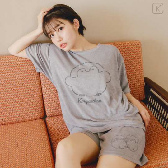 Japan Koupen-chan Roomwear Set (L) - Koupenchan : Poke Gray - 3