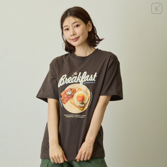 Japan Koupen-chan T-Shirt (M) - Koupenchan : Breakfast Sumi Black - 4