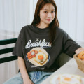 Japan Koupen-chan T-Shirt (L) - Koupenchan : Breakfast Sumi Black - 2