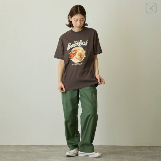 Japan Koupen-chan T-Shirt (L) - Koupenchan : Breakfast Sumi Black - 5