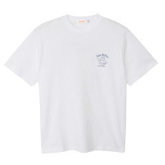 Japan Koupen-chan T-Shirt (M) - Koupenchan : Egg Dishes White