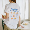 Japan Koupen-chan T-Shirt (M) - Koupenchan : Egg Dishes White - 4