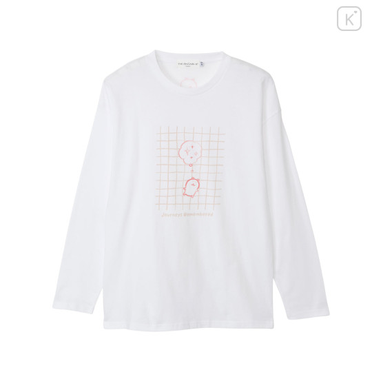 Japan Nagano Long Sleeve T-Shirt (M) - Journey Memories White - 1
