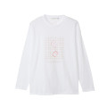 Japan Nagano Long Sleeve T-Shirt (M) - Journey Memories White - 1