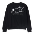 Japan Nagano Sweatshirt (M) - Swallowed Joke Bear Black - 7