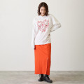 Japan Nagano Long Sleeve T-Shirt (M) - Ribbon White - 4