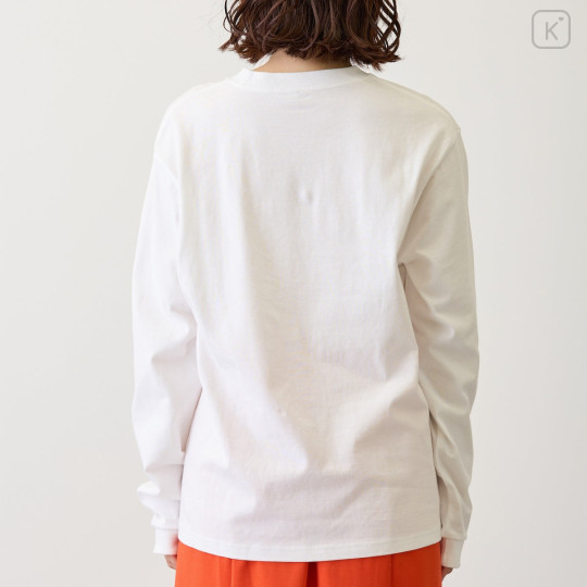 Japan Nagano Long Sleeve T-Shirt (M) - Ribbon White - 8