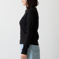 Japan Nagano Long Sleeve T-Shirt (S) - Monochrome Joke Bear Black - 7