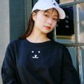 Japan Nagano Long Sleeve T-Shirt (M) - Monochrome Joke Bear Black - 3