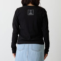 Japan Nagano Long Sleeve T-Shirt (L) - Monochrome Joke Bear Black - 8