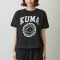 Japan Nagano College Style T-Shirt (M) - Joke Bear Black - 7