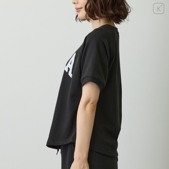 Japan Nagano College Style T-Shirt (M) - Joke Bear Black - 8
