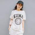 Japan Nagano College Style T-Shirt (M) - Joke Bear White - 3