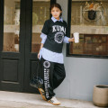 Japan Nagano College Style Sweatpants (M) - Joke Bear Black - 3