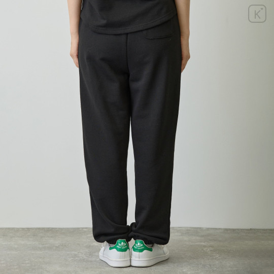 Japan Nagano College Style Sweatpants (L) - Joke Bear Black - 8