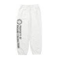 Japan Nagano College Style Sweatpants (L) - Joke Bear White - 1