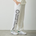 Japan Nagano College Style Sweatpants (L) - Joke Bear White - 5
