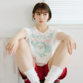 Japan Nagano Dry T-Shirt (L) - Can't Wait Joke Bear White - 4