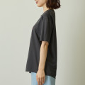 Japan Nagano Dry T-Shirt (XL) - Run Mogura Korokke Charcoal - 5