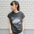 Japan Nagano Wide Sleeveless Top (M) - Tokeru Shika Nakatta Charcoal - 4