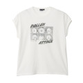 Japan Nagano Wide Sleeveless Top (M) - Pollen Attack White - 1