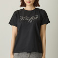 Japan Nagano Rhinestone T-Shirt (L) - Deco Kuma Black - 7