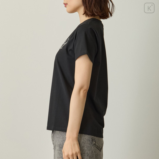 Japan Nagano Rhinestone T-Shirt (L) - Deco Kuma Black - 8
