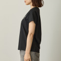 Japan Nagano Rhinestone T-Shirt (L) - Deco Kuma Black - 8