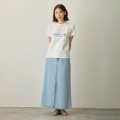Japan Nagano Rhinestone T-Shirt (M) - Deco Freedom White - 5