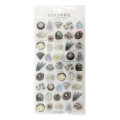 Japan Kamio Sparkling Mining Site Sticker - Black and Whit Sparkle - 1