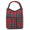 Japan Sanrio Rootote Baby Roo Tartan Plaid Handbag - Hello Kitty : Red - 6
