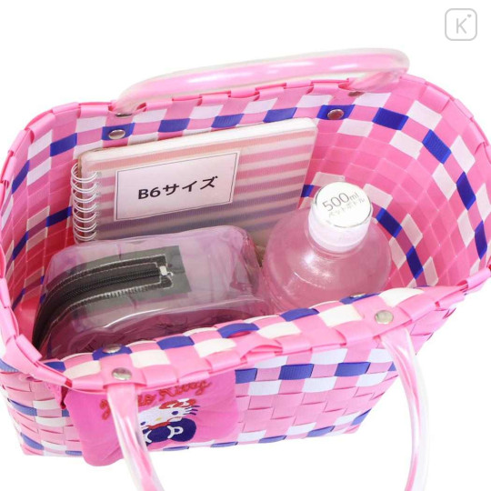 Japan Sanrio Rootote Deli Basket Tote Bag - Hello Kitty - 3