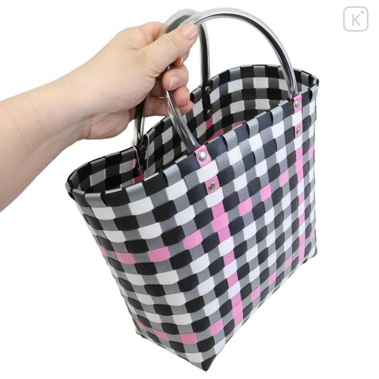 Japan Sanrio Rootote Deli Basket Tote Bag - Kuromi - 2