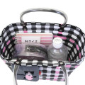 Japan Sanrio Rootote Deli Basket Tote Bag - Kuromi - 3
