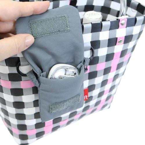 Japan Sanrio Rootote Deli Basket Tote Bag - Kuromi - 5